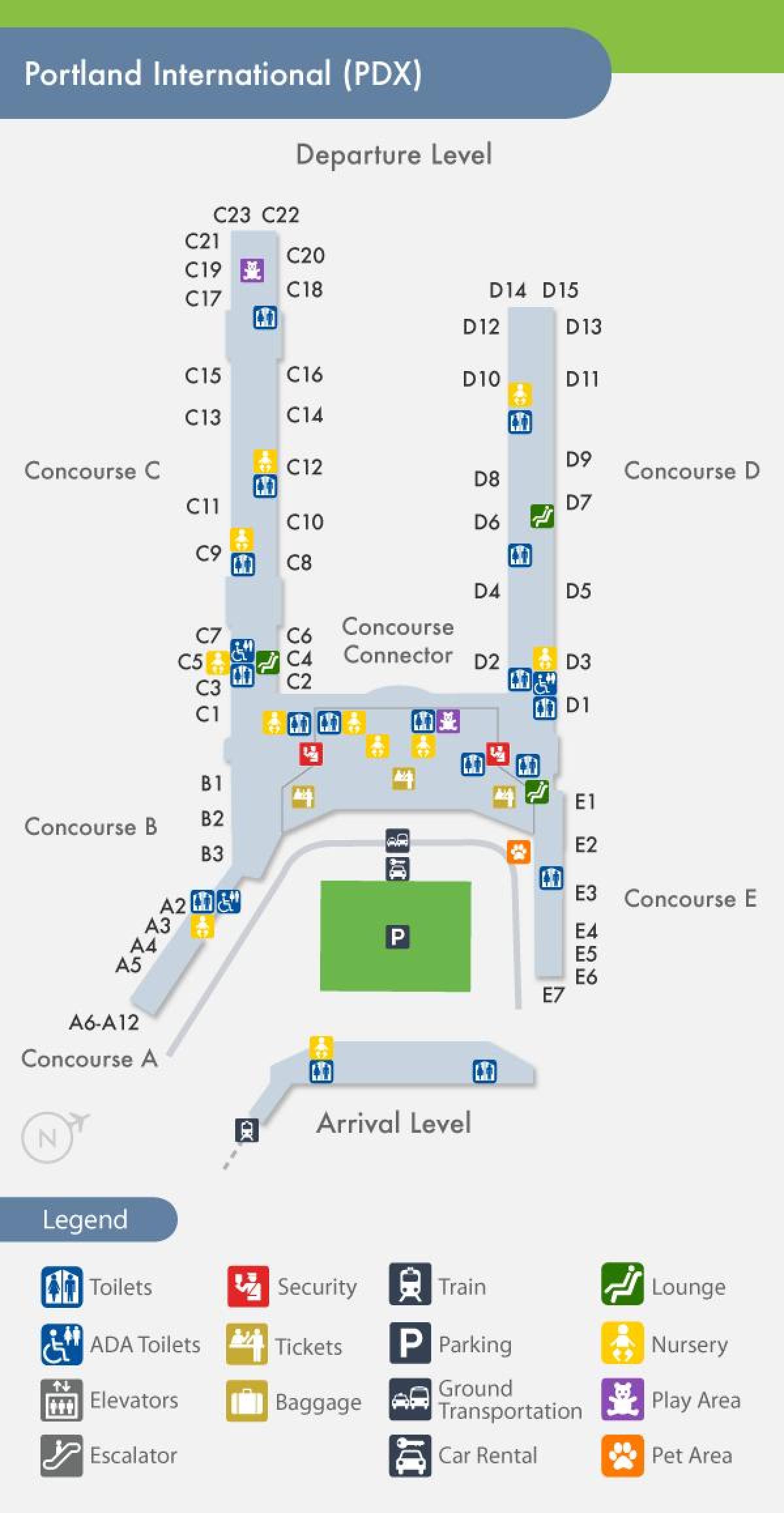 ОПД карті аеропорту