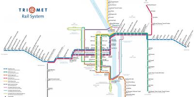 Портланд карті метро